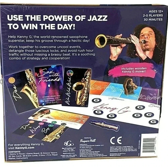 Kenny G Keepin' It Saxy The Power of Jazz New Fun Music NIP Ages 12 + NEW - Picture 2 of 3